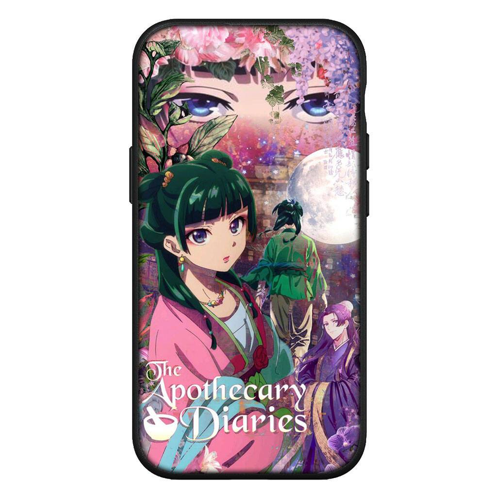 for Motorola Moto Edge 70 60 50 G54 G86 Samsung Galaxy S25 iPhone 17 16 15 Xiaomi Redmi Note 14 Pro Max Phone Case Anime The Apothecary Diaries Cover for Moto E15 4G ecru