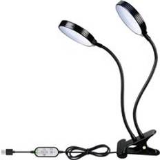 Usb led växtljus 5v led växtljus fullt spektrum för växter lampa akvarium för led inomhus grönsaksblomma planta odlingstält - 30w 2 huvuden