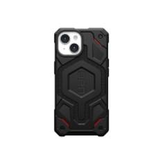 UAG Monarch Pro Kevlar Series Rugged Case for Apple Iphone 15 [6.1-inch] - Monarch Pro Kevlar Black - Baksidesskydd för mobiltelefon - robust - MagSafe-kompatibilitet - gummi, DuPont Kevlar, TPU-ram (termoplastiskt polyuretan), polycarbonate backplate - svart kevlar - för Apple iPhone 15