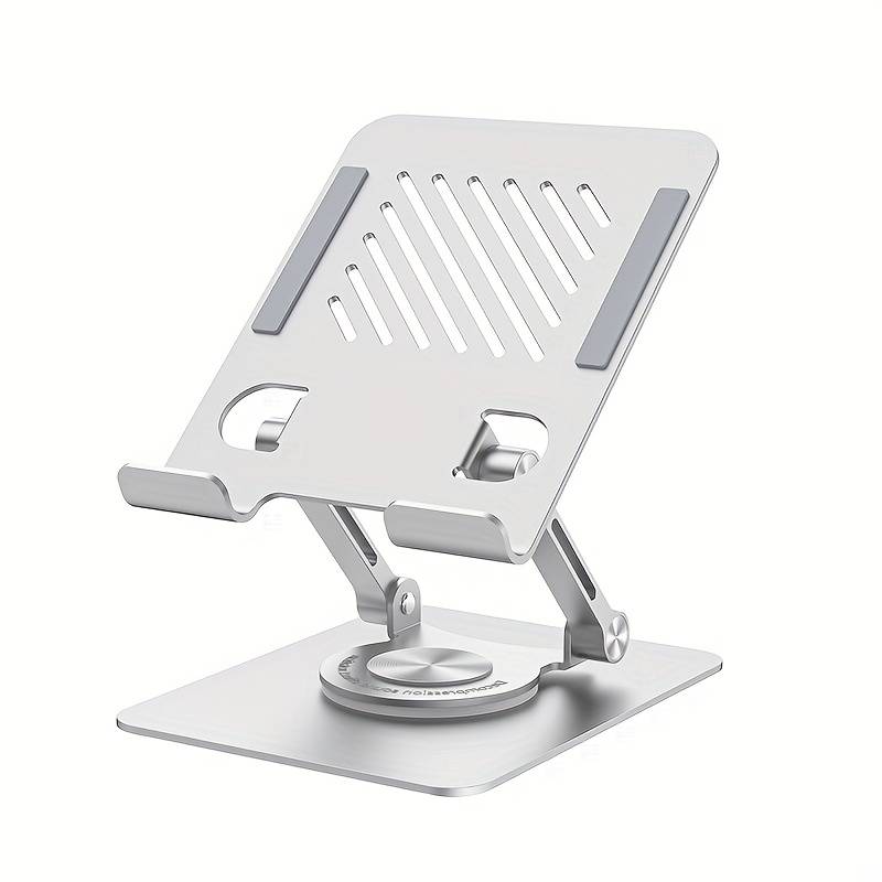 Kexin 360 Degree Rotating Aluminum Alloy Tablet Stand Adjustable Foldable Desktop Holder For Phones Tablets Books - Not For Laptops