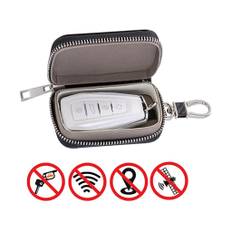 Anti-stöld fodral för bilnycklarFaraday Cage Nyckelring - Svart