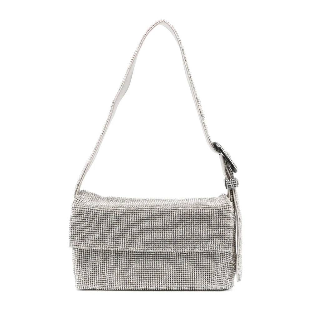 Benedetta Bruzziches Vitty La Mignon Skuldertaske - Tasker - Dame - Grå - ONE SIZE - Uld