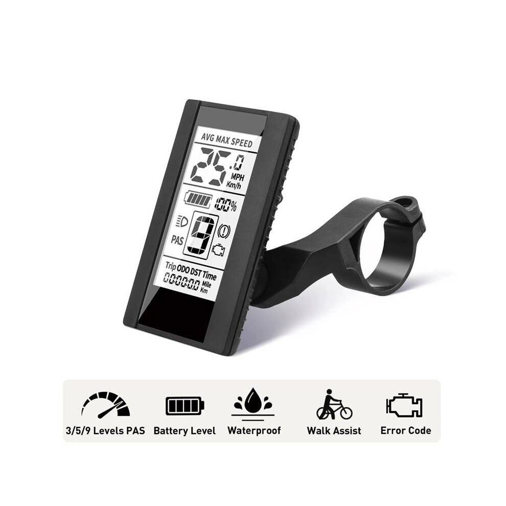 For Bafang 800S C965 LCD Display Speed Indicator Electric Bicycle Mid Hub Motor BBS01B BBS02B 36V 48V 750W E-Bike Kits