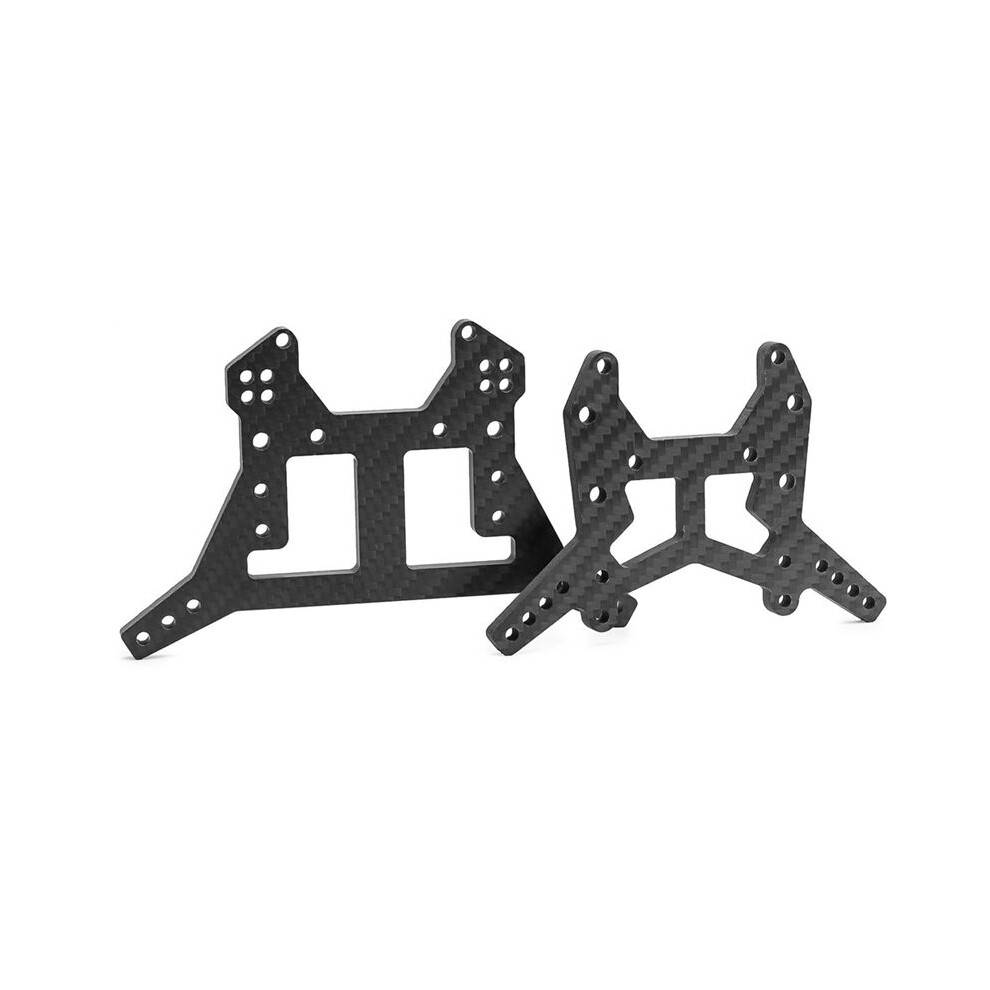 RC Car Upgrade Carbon Fiber Front and Rear Bracket Kit for 1/8 6S Kraton Outsast RC Car Accessories
