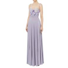 Elisabetta Franchi, Kjole, Dame, Flerfarvet, L, Satin, Galla