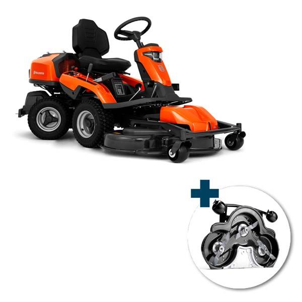 Husqvarna R 316TX inkl. Combi 112 klippebord inkl. fri levering, montering og klargøring.