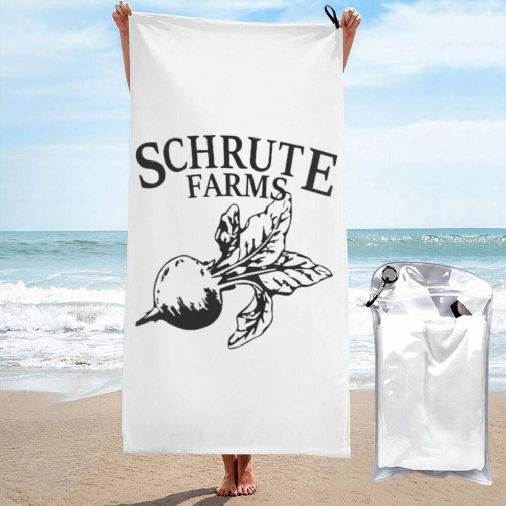 Schrute Farms strandhandduk i mikrofiber, 76 x 152 cm