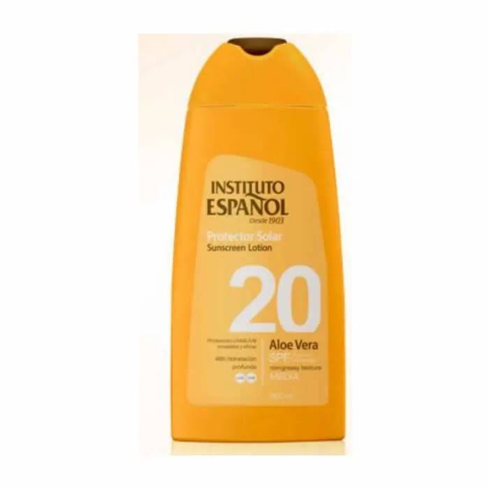 Instituto español Lozione solare Aloe Vera SPF20 300ml — Lozione solare