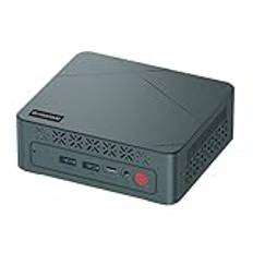 BOSGAME E2 Windows 11 Pro Business Mini-PC AMD Ryzen 5 3550H, 4 kärnor, 8 trådar, upp till 3,7 GHz, 16 GB DDR4 RAM, 512 GB SSD, 4K@60Hz trippelskärm, HDMI, Type-C, USB3.2, LAN, Wi-Fi 5, Bluetooth 5.0