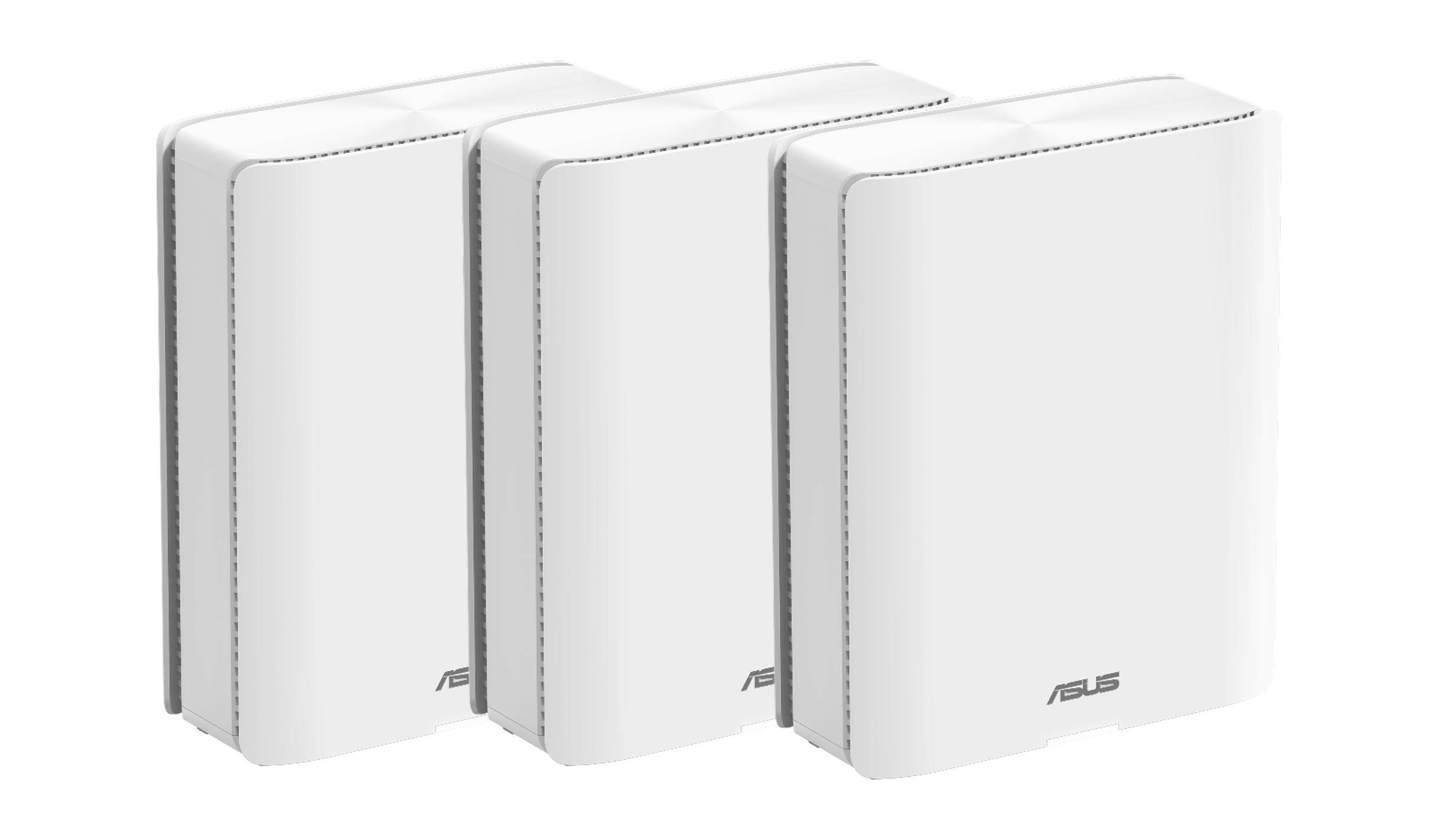 ZenWiFi BQ16 BE25000 Quad-band WiFi 7 Mesh Router 3-Pack White
