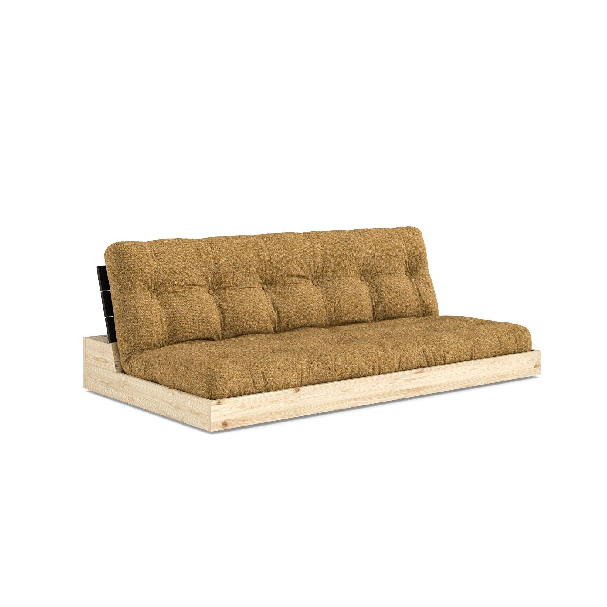 Bas Bäddsoffa Black Night/643 Golden Ocker - Gul