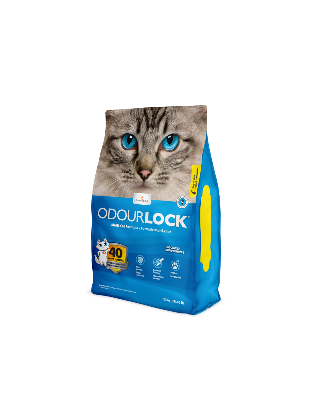 Intersand - 2 x Catlitter Odour Lock Neutral 12kg