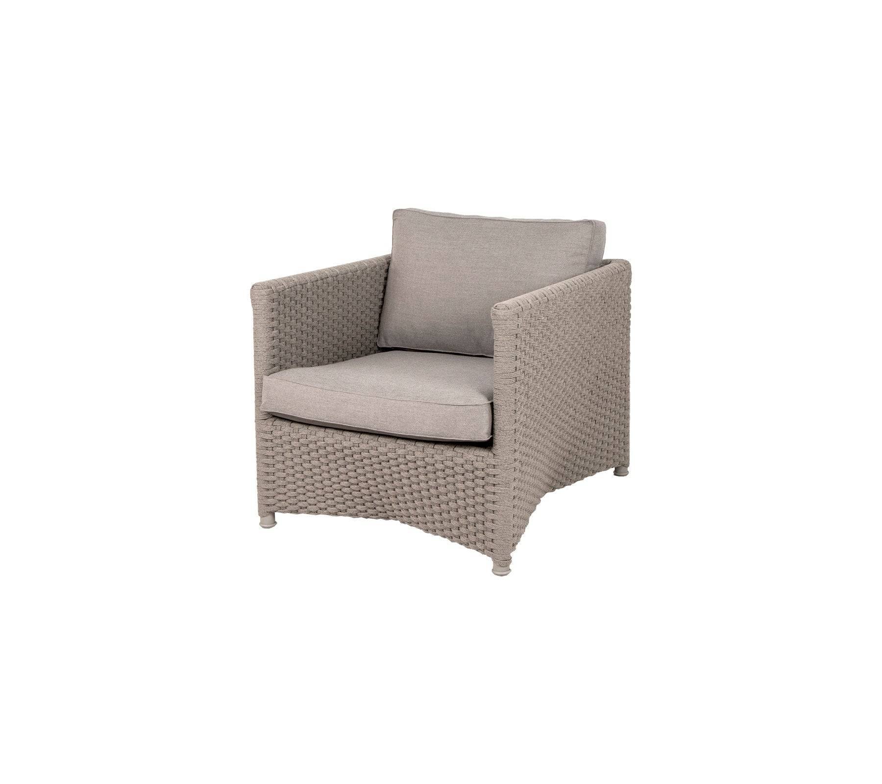 CANE-LINE DIAMOND LOUNGESTOL - TAUPE WEAVE 88