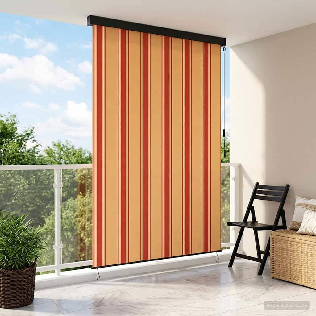 vidaXL Rullgardin Flerfärgsdesign 120 x 250 cm Tyg och Aluminium