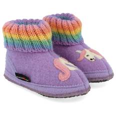 Haflinger Kid's Fairy Tale Innetofflor Barn Storlek 35 Färg lila