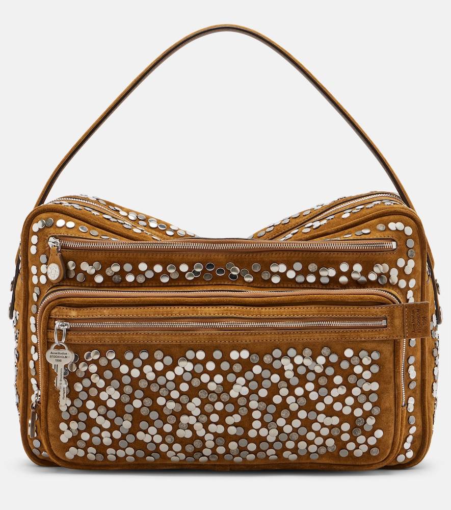 Acne Studios Bolso al hombro Camero Camera Large de ante - marrón - Talla Única