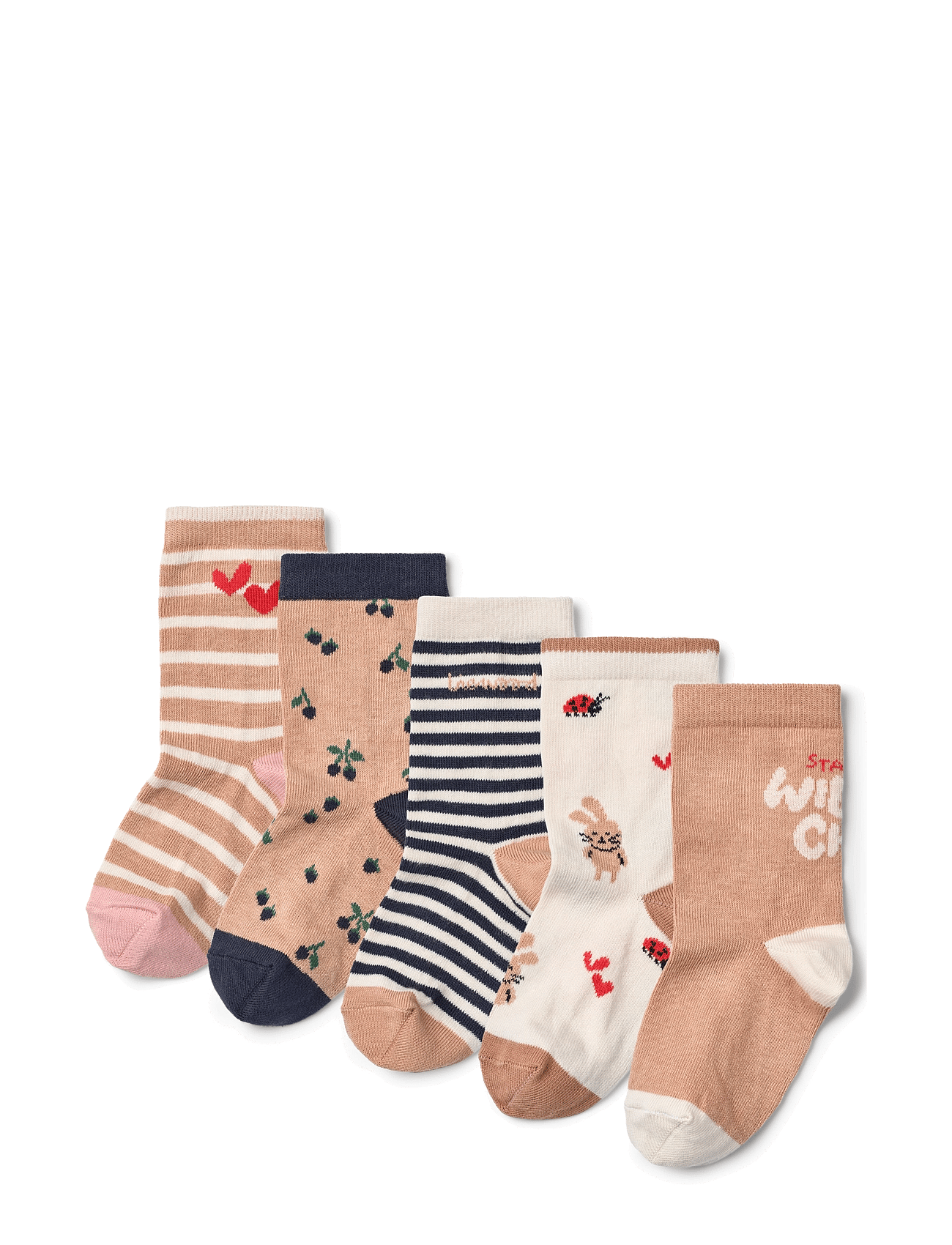 Liewood Silas Socks 5-Pack - Multi/patterned - 19/21