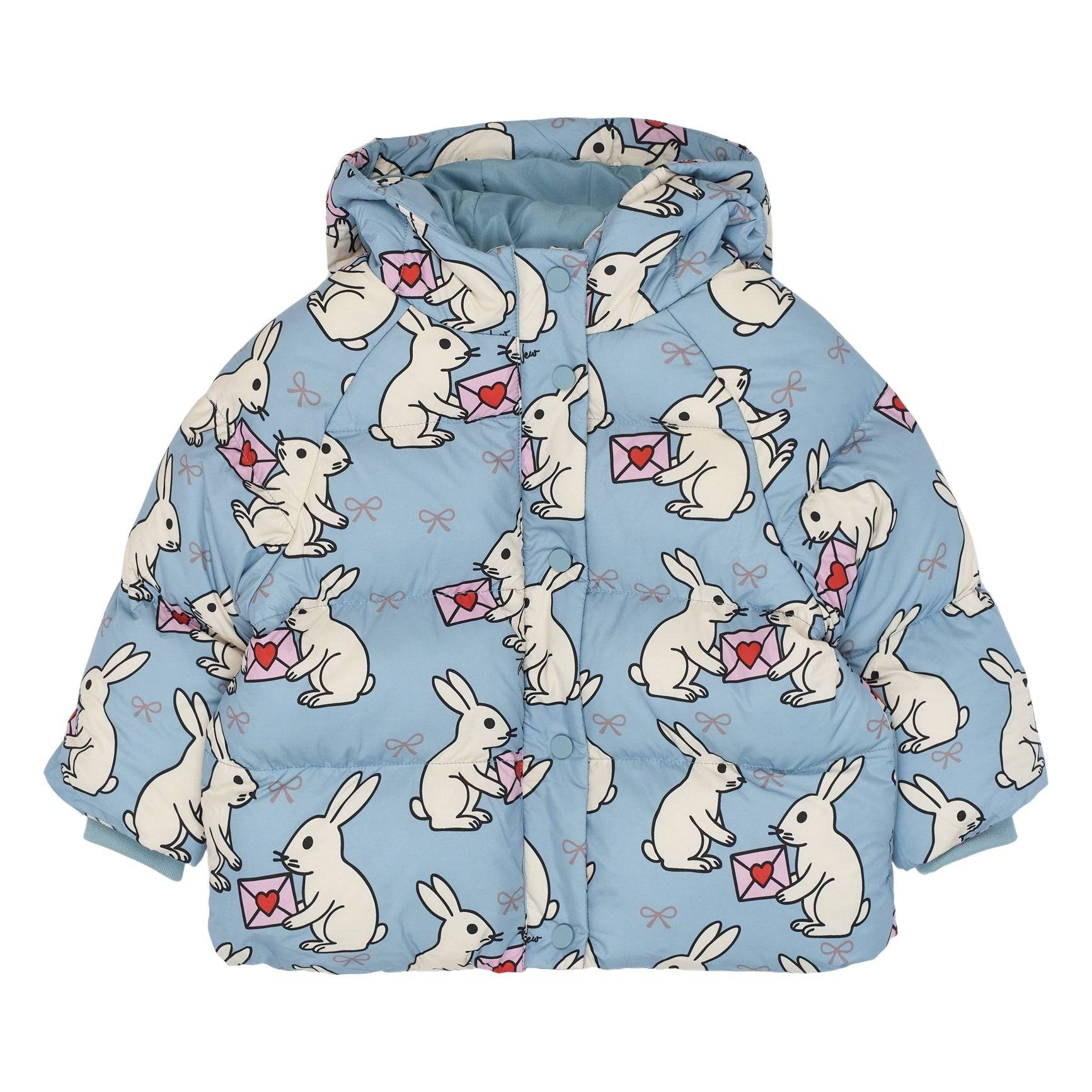 THE NEW Siblings - Umma Puffer Jacket, TNST7161 - Ashley Blue AOP - 110