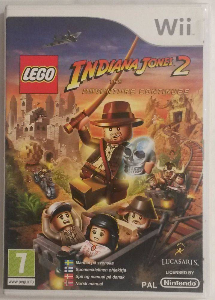 Wii Lego Indiana Jones 2 (utan bok)