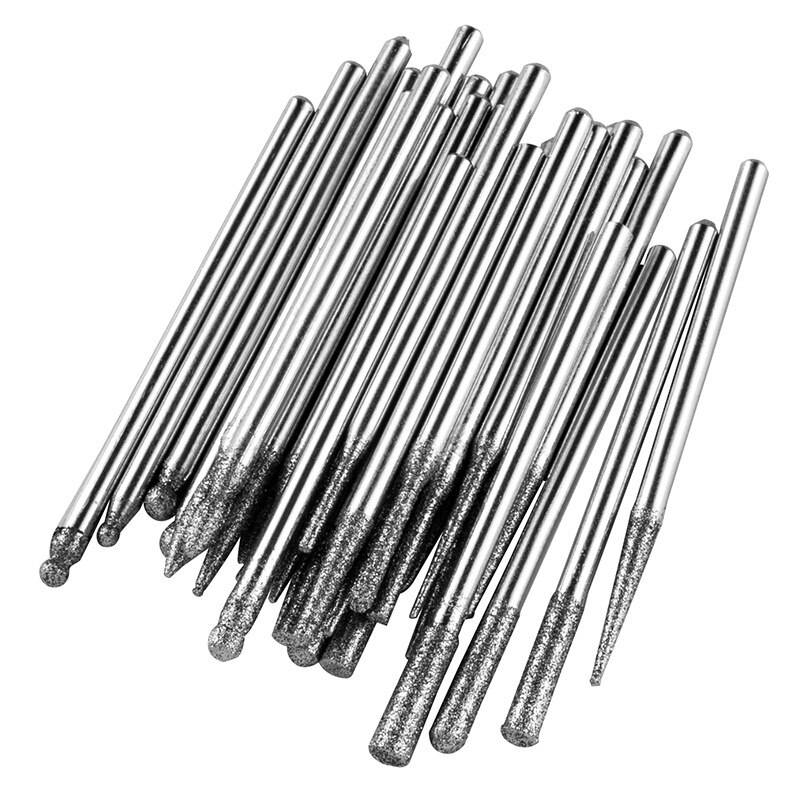 1 set elektrisk nagelborrsats slipmaskin polering slipning nagelkonst penna pedikyr nagelfil nagelkonst verktyg set - 14