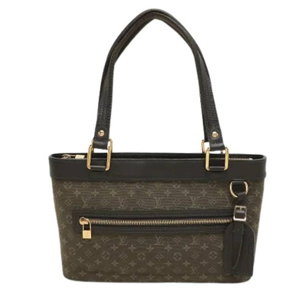 Louis Vuitton Vintage Pre-owned Canvas Håndtaske - Vintage - Dame - Grøn - ONE SIZE -