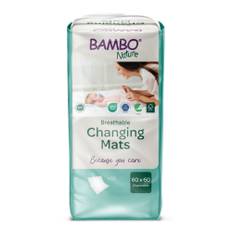 Underlag, Bambo Nature Changing Mats, 60x60cm, 10 stk, Underlag,