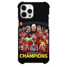 Manchester United F.C. Phone Case For iPhone Samsung Galaxy Pixel OnePlus Vivo Xiaomi Asus Sony Motorola Nokia - Man United 2023-24 FA Cup Champions Poster