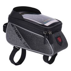 WHEELUP waterproof bicycle bike saddle bag for 6.inch Smartphone - Black