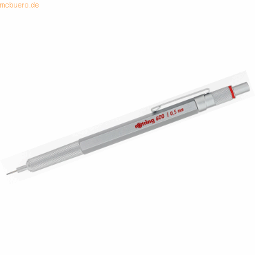 Rotring Feinminenbleistift 600 0,5mm HB silber