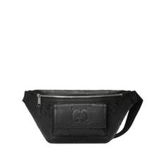 Gucci - Jumbo GG midjeväska med präglat monogram - herr - läder - 90 - Svart
