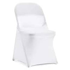 Superelastisk sillasskydd för restaurangen, sillas 50/100 st Bröllopsstolsöverdrag Stretchöverdrag for restaurang Bankett Hotell Matsal Fest Spandex stolsöverdrag(White,100pcs chair cover)