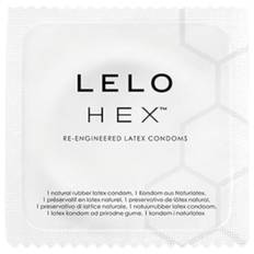 LELO Hex Original - lyx kondom (1st) - genomskinlig