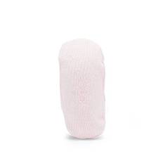 Baby slippers in knitted cotton with logo details