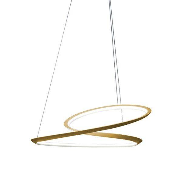 Kepler Pendel Guld Uplight 3000K.