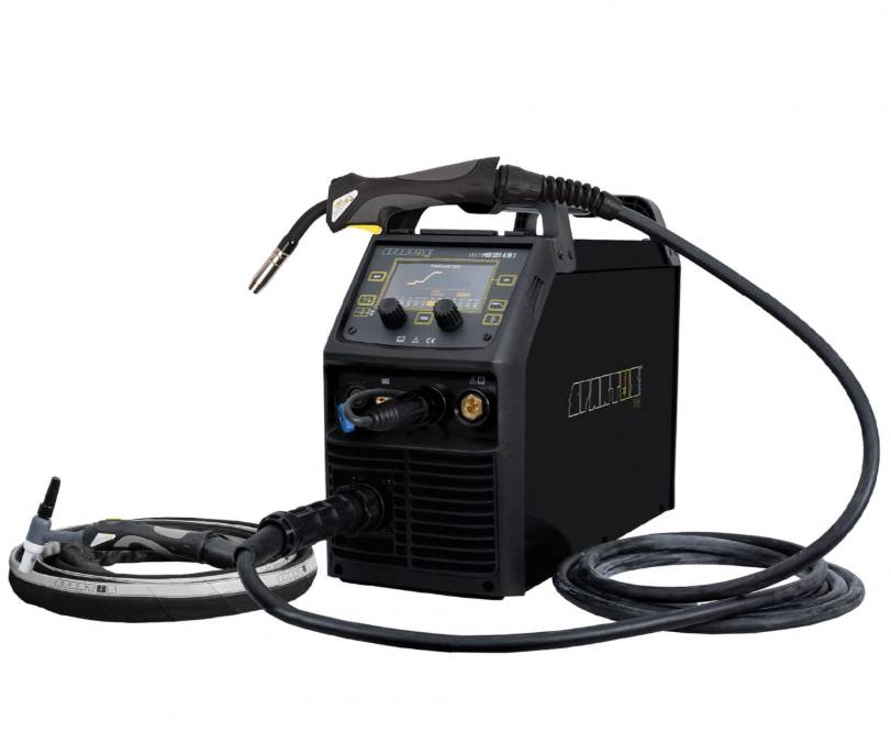 MULTI PRO 201 4IN1 MIG/MAG/MMA HF-TIG ACDC. TIG 4M SP17+REG 3M SPM150R 3M ELEKTRODEHÅNDTAG.