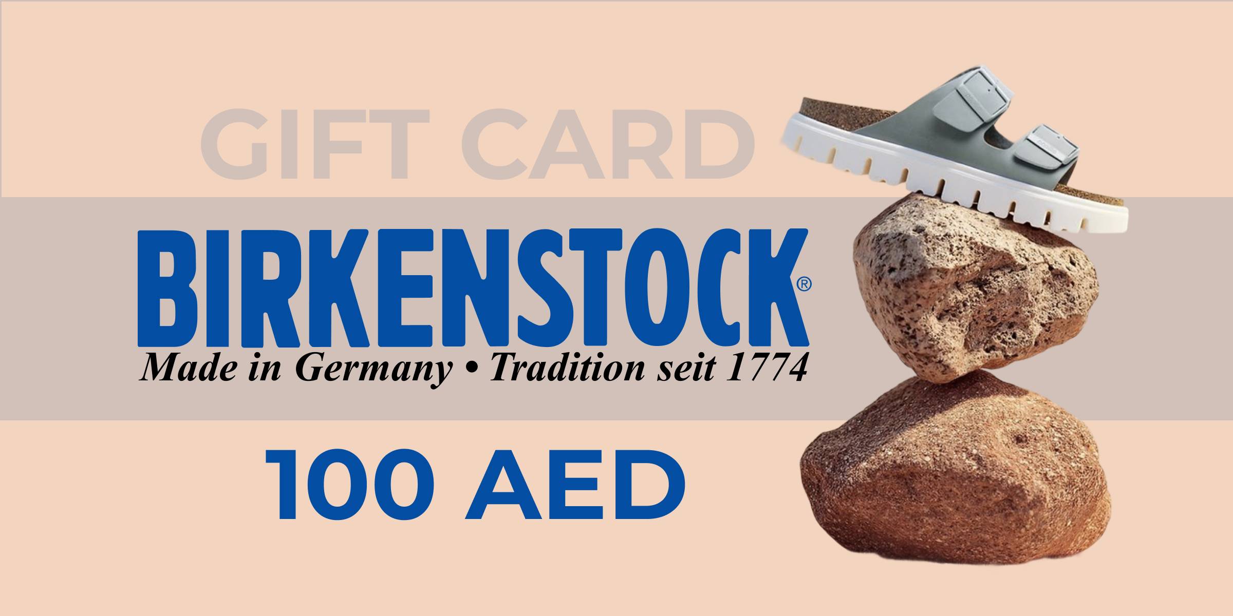 Birkenstock Gift Cards 100 AED - Standard