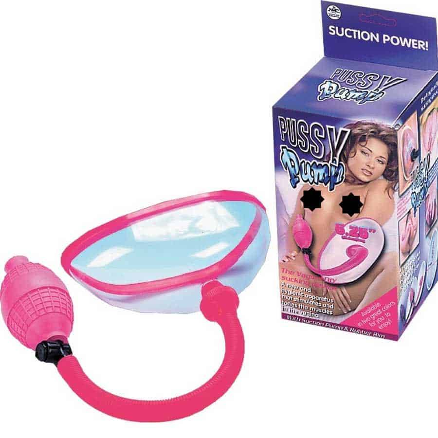 Pussy Pump - Pink - Svart