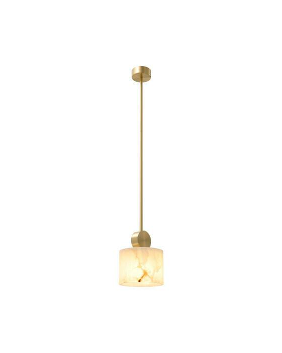 Etruscan Pendant Brass Round