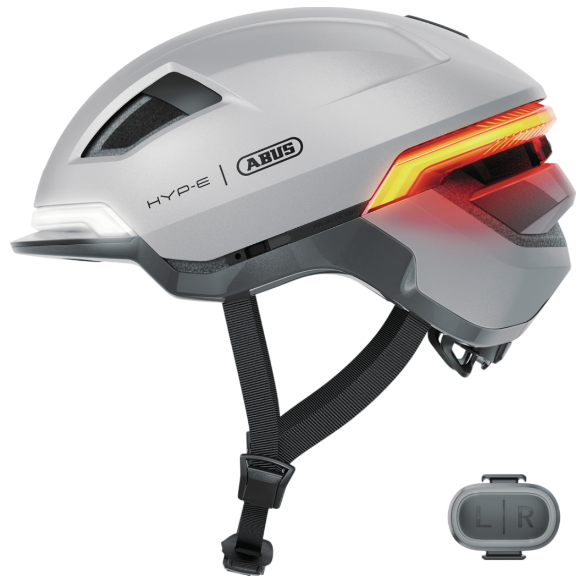 Cykelhjälm ABUS HYP-E Gleam silver-S (51-55 cm)
