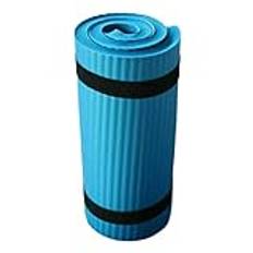 AIHEDOUJ Yoga Pilates mat thickens exercise equipment with non-slip 15 mm training mat Blue