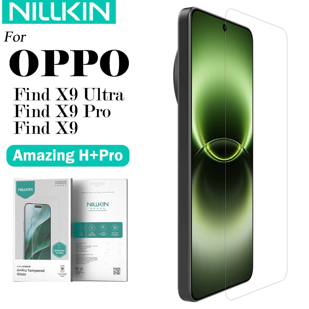 NILLKIN For OPPO Find X9 Ultra OPPO X9 Pro 5G Series Screen Tempered Glass 9H Anti Explosion Screen Protector Film
