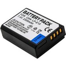 Lp -e10 batteripaket för canon eos 1100d, eos 1200d, eos 1300d, eos 1500d, eos 2000d, eos 3000d, eos 4000d digital slr-kamera - 1x lp -e10 batteri