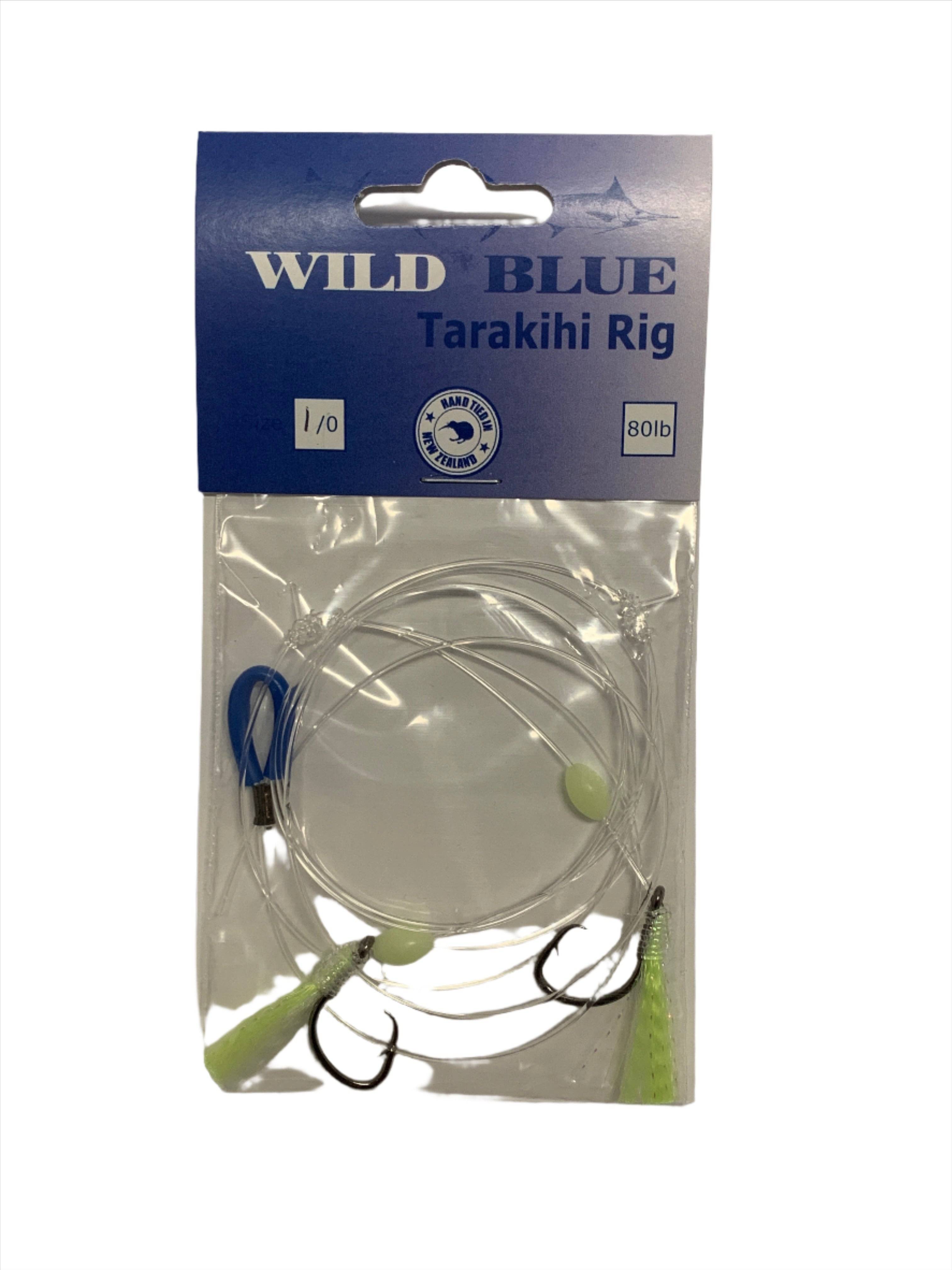 Wild Blue Tarakihi Flasher Rig 1/0 - Yellow