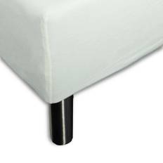 Formsydda lakan 140x200 cm - 100 % ekologisk bomull - Vitt GOTS-certifierat jerseylakan- Formsydda lakan för madrass (140x200 cm)