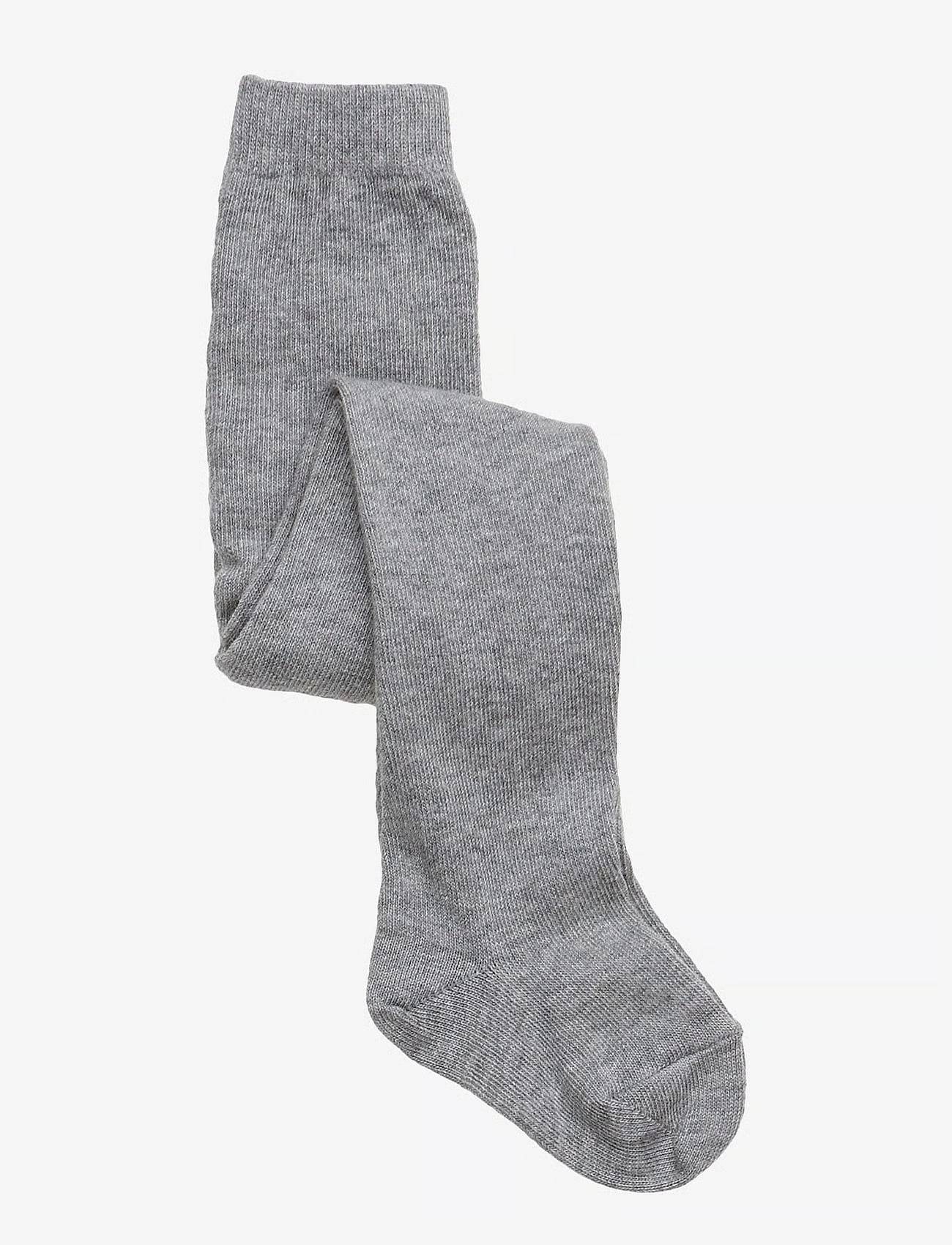 MP 326 Cotton Plain Tights 491 Grey Melange