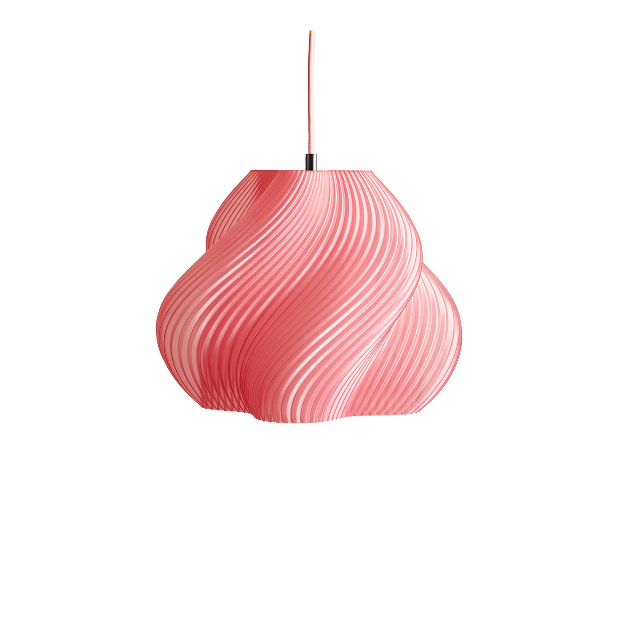 Crème Atelier - Soft Serve 02 pendellampa Chrome Peach Sorbet - Pendellampor - Röd - Plast