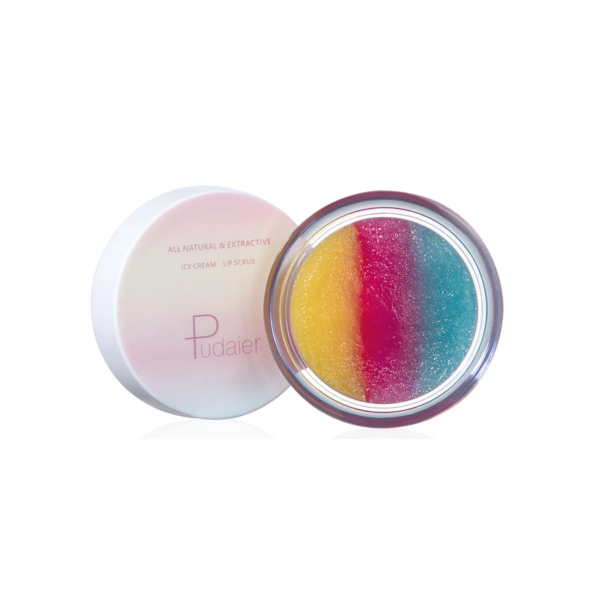 Pudaier - Rainbow Lip Treatment Scrub - 10g - No Color