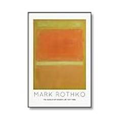 Konstverk,Posters,Mark Rothko Abstrakt Berömd Konst Affisch Canvastryck Målning, För Vardagsrum Modern Heminredning Wall Art Bild, Affischer Art Deco,Bilder Vardagsrumsdekoration -50X70Cm