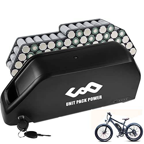 LG-21700 Cell Batteri Elektrisk cykel 48V 24AH- Nedre rörbatteri för 200-1400W motor, elektrisk cykel Litium Ion batteri, Säkerhetslås, Led, med bas och laddare
