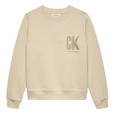 Calvin Klein Sweatshirt - Summer Baksida - Oyster Grå Grey - Calvin Klein - 10 år (140) - Sweatshirt